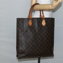 LOUIS VUITTON Monogram Sac Plat Hand Bag M51140 LV Auth bs29671-18