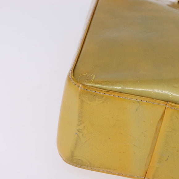 LOUIS VUITTON Monogram Vernis Columbus Tote Bag Gris M91028 LV Auth bs29674