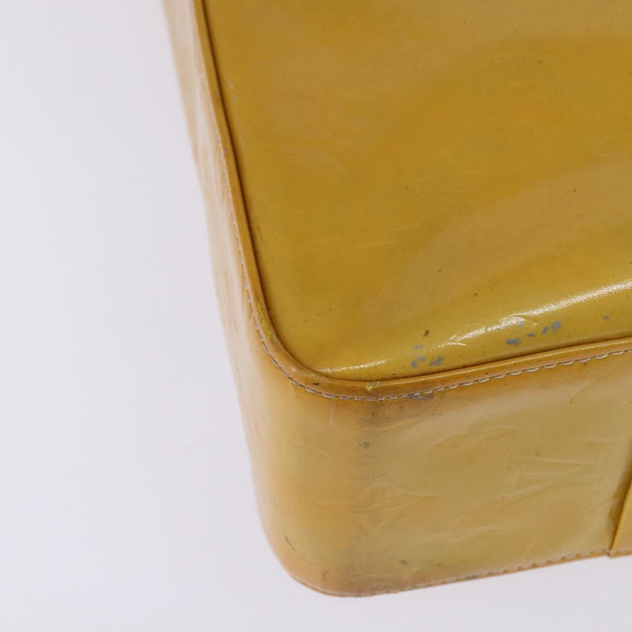 LOUIS VUITTON Monogram Vernis Columbus Tote Bag Gris M91028 LV Auth bs29674