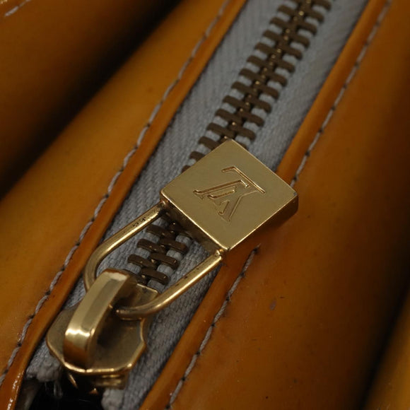 LOUIS VUITTON Monogram Vernis Columbus Tote Bag Gris M91028 LV Auth bs29674