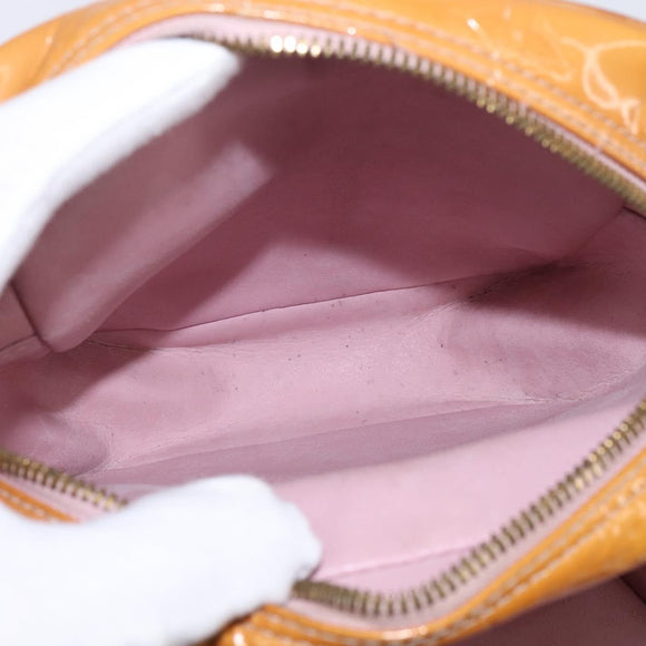 LOUIS VUITTON Monogram Vernis Wooster Bag Marshmallow Pink M91037 Auth bs29675