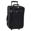 Salvatore Ferragamo Suitcase Canvas Black Silver Auth bs29676-1