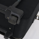 Salvatore Ferragamo Suitcase Canvas Black Silver Auth bs29676-21