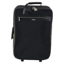 Salvatore Ferragamo Suitcase Canvas Black Silver Auth bs29676-13