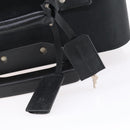 Salvatore Ferragamo Suitcase Canvas Black Silver Auth bs29676-22