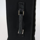 Salvatore Ferragamo Suitcase Canvas Black Silver Auth bs29676-14