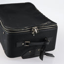 Salvatore Ferragamo Suitcase Canvas Black Silver Auth bs29676-7