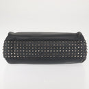 VALENTINO Business Bag Leather Gray Silver Auth bs29682-5