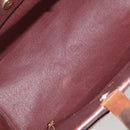 HERMES Herbag Cabas GM Tote Bag Canvas Leather Brown Gold Auth bs29683-11