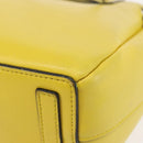 LOEWE Shoulder Bag Leather 2way Yellow Gold Auth bs29684-17