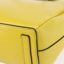 LOEWE Shoulder Bag Leather 2way Yellow Gold Auth bs29684-18