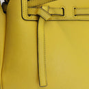 LOEWE Shoulder Bag Leather 2way Yellow Gold Auth bs29684-19