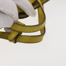 LOEWE Shoulder Bag Leather 2way Yellow Gold Auth bs29684-7