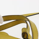 LOEWE Shoulder Bag Leather 2way Yellow Gold Auth bs29684-14