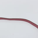 Salvatore Ferragamo Gancini Shoulder Pouch Leather Pink Silver Auth bs29685-8