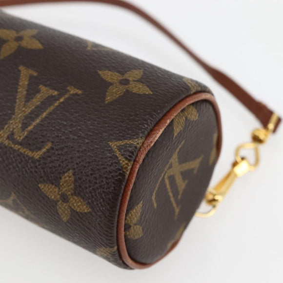 LOUIS VUITTON Monogram Papillon Pouch LV Auth bs29689