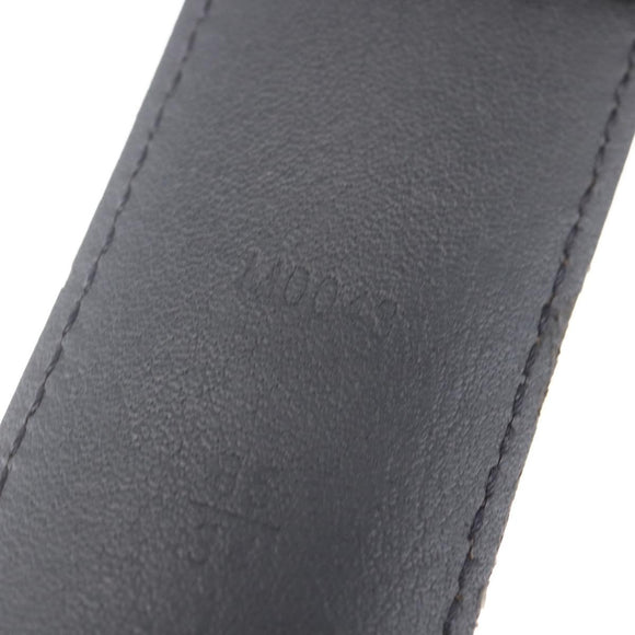 LOUIS VUITTON Monogram Eclipse Ceinture Voyager Belt LV Auth bs29690