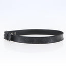 LOUIS VUITTON Monogram Eclipse Ceinture Voyager Belt LV Auth bs29690-4