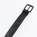 LOUIS VUITTON Monogram Eclipse Ceinture Voyager Belt LV Auth bs29690-9
