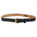 LOUIS VUITTON Monogram Denim Ceinture Belt 41.3"" Black M6972W LV Auth bs29692-1