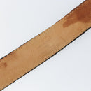 LOUIS VUITTON Monogram Denim Ceinture Belt 41.3"" Black M6972W LV Auth bs29692-13