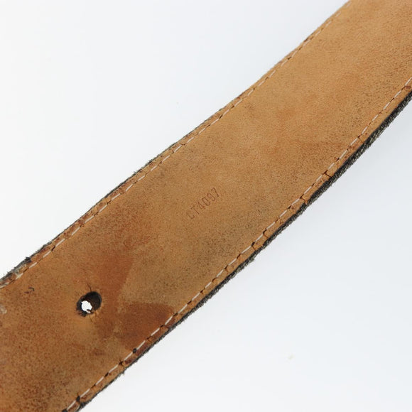 LOUIS VUITTON Monogram Denim Ceinture Belt 41.3"" Black M6972W LV Auth bs29692