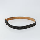LOUIS VUITTON Monogram Denim Ceinture Belt 41.3"" Black M6972W LV Auth bs29692-3