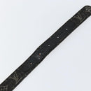 LOUIS VUITTON Monogram Denim Ceinture Belt 41.3"" Black M6972W LV Auth bs29692-6