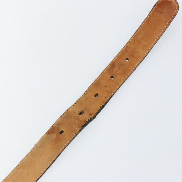 LOUIS VUITTON Monogram Denim Ceinture Belt 41.3"" Black M6972W LV Auth bs29692