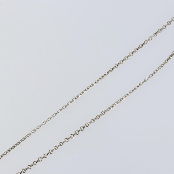 Christian Dior Necklace metal Silver Auth bs29694