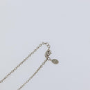 Christian Dior Necklace metal Silver Auth bs29694-15