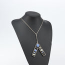 Christian Dior Necklace metal Silver Auth bs29694-16