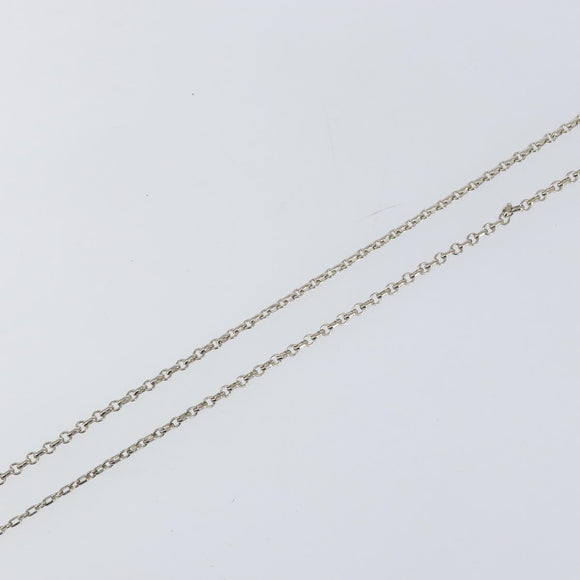 Christian Dior Necklace metal Silver Auth bs29694