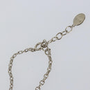Christian Dior Necklace metal Silver Auth bs29694-9