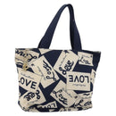 SAINT LAURENT Hand Bag Nylon Navy Auth bs29699-1