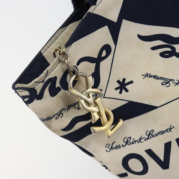 SAINT LAURENT Hand Bag Nylon Navy Auth bs29699
