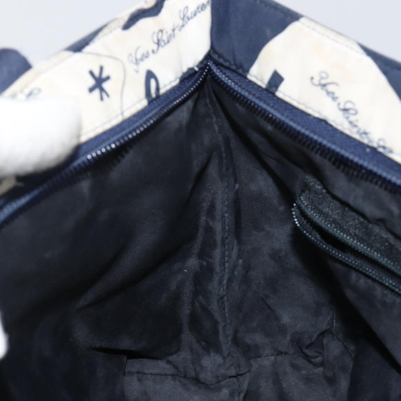 SAINT LAURENT Hand Bag Nylon Navy Auth bs29699
