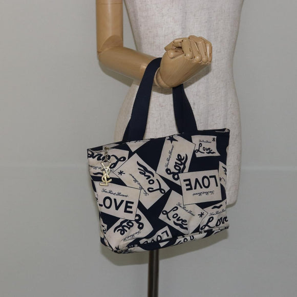 SAINT LAURENT Hand Bag Nylon Navy Auth bs29699