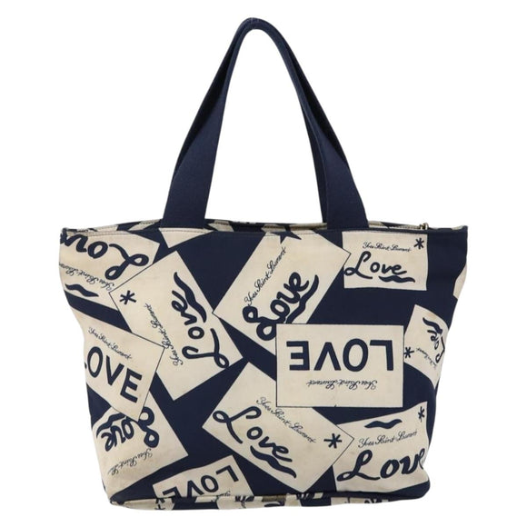 SAINT LAURENT Hand Bag Nylon Navy Auth bs29699