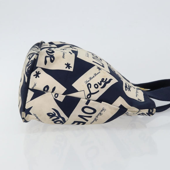 SAINT LAURENT Hand Bag Nylon Navy Auth bs29699