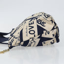 SAINT LAURENT Hand Bag Nylon Navy Auth bs29699-4