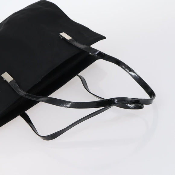 GUCCI Shoulder Bag Nylon Enamel Leather 5Set Black Brown khaki Auth bs29701