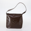 GUCCI Shoulder Bag Nylon Enamel Leather 5Set Black Brown khaki Auth bs29701-2