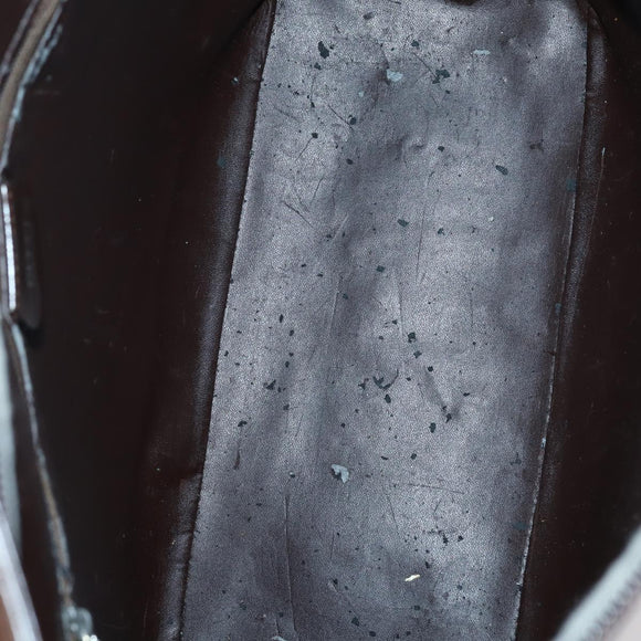 GUCCI Shoulder Bag Nylon Enamel Leather 5Set Black Brown khaki Auth bs29701