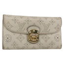LOUIS VUITTON Monogram Mahina Portefeuille Amelia Wallet M58132 LV Auth bs29705-1