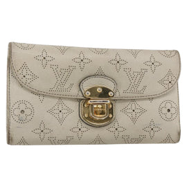 LOUIS VUITTON Monogram Mahina Portefeuille Amelia Wallet M58132 LV Auth bs29705