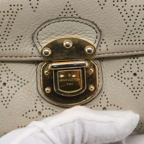 LOUIS VUITTON Monogram Mahina Portefeuille Amelia Wallet M58132 LV Auth bs29705