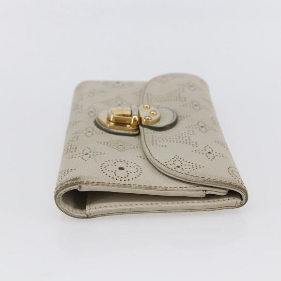 LOUIS VUITTON Monogram Mahina Portefeuille Amelia Wallet M58132 LV Auth bs29705