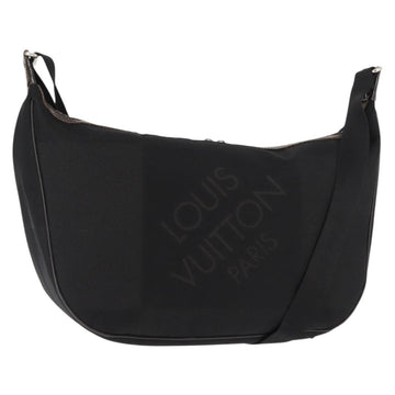 LOUIS VUITTON Damier Geant Explorateur Shoulder Bag Black M93616 LV Auth bs29708