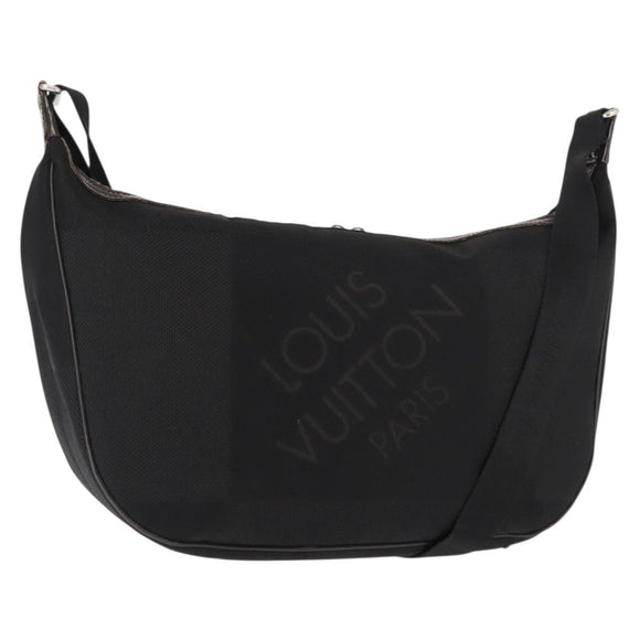 LOUIS VUITTON Damier Geant Explorateur Shoulder Bag Black M93616 LV Auth bs29708